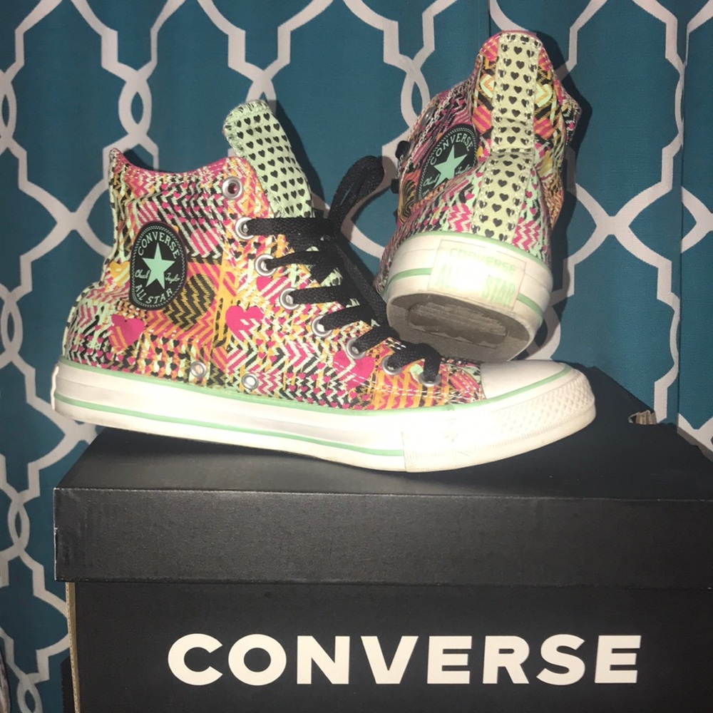 Converse multicolored shoes
